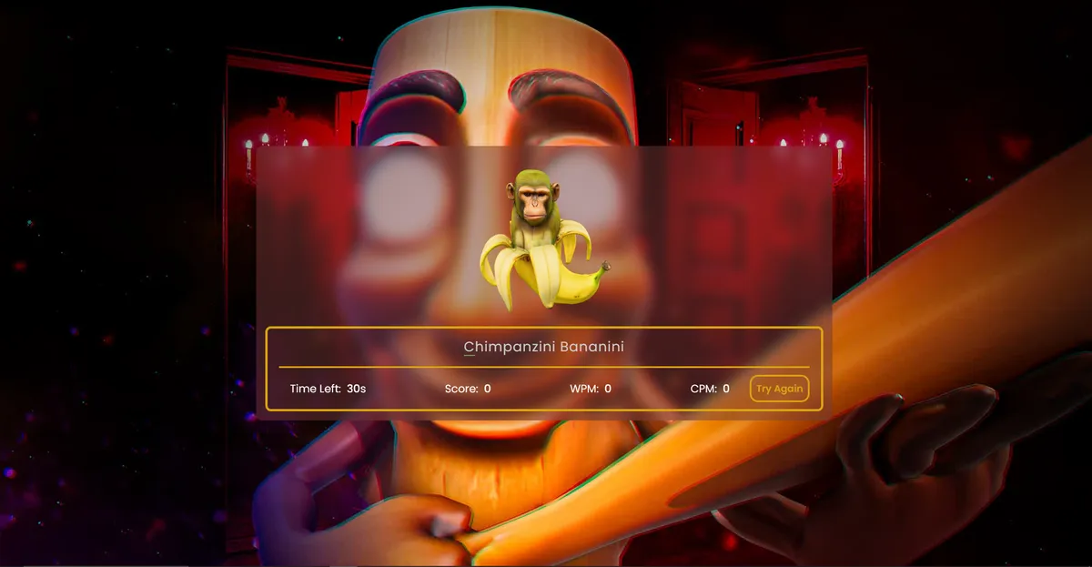 Brain Rot Typing Test