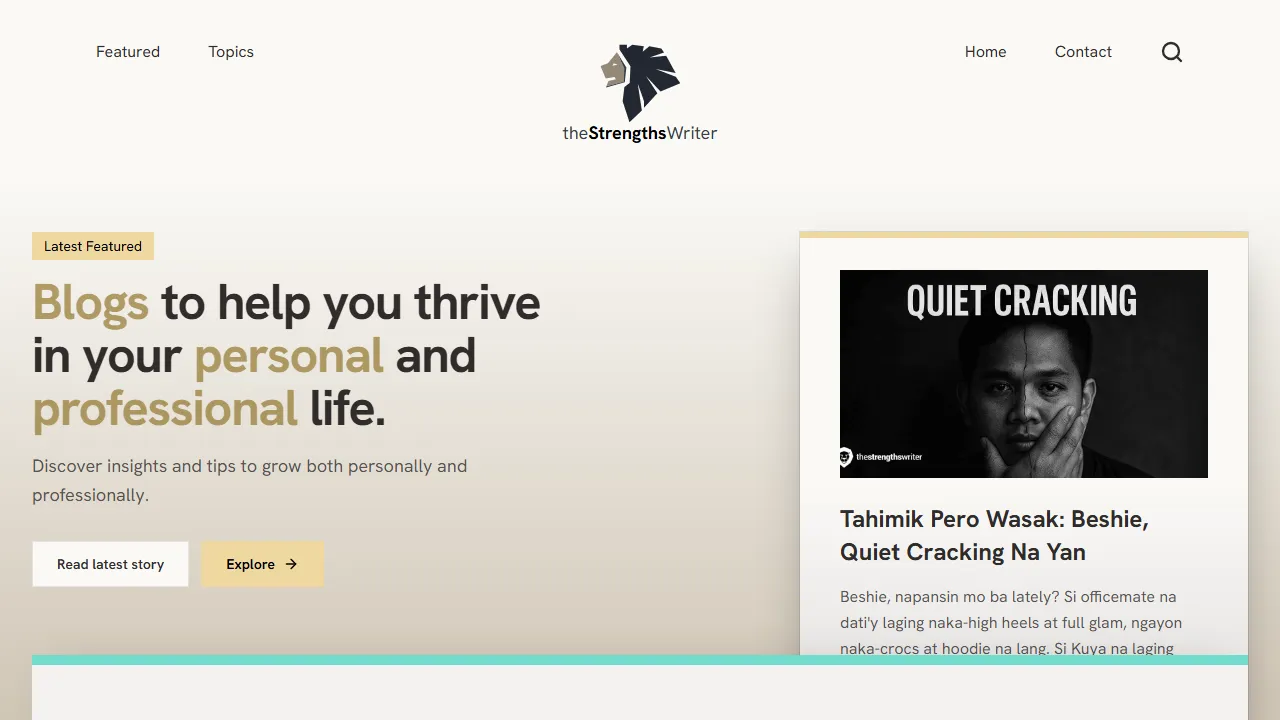 Strengths Writer